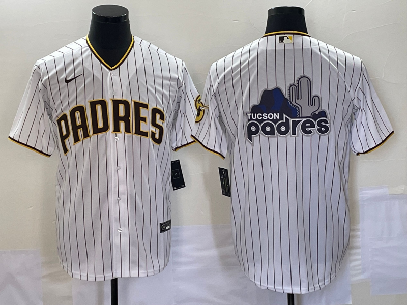 Men's San Diego Padres White Home Team Jersey